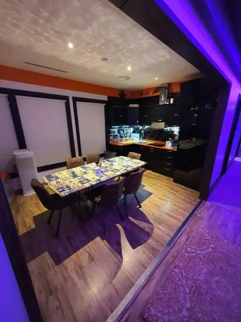 Dining area and galley